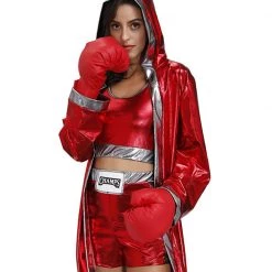 Unknown Uniforms Ladies Red Boxing Champion Costume