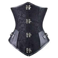 Malltop Black Steampunk Underbust