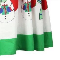 Malltop 1950's Style Christmas Circle Skirt Christmas Costumes