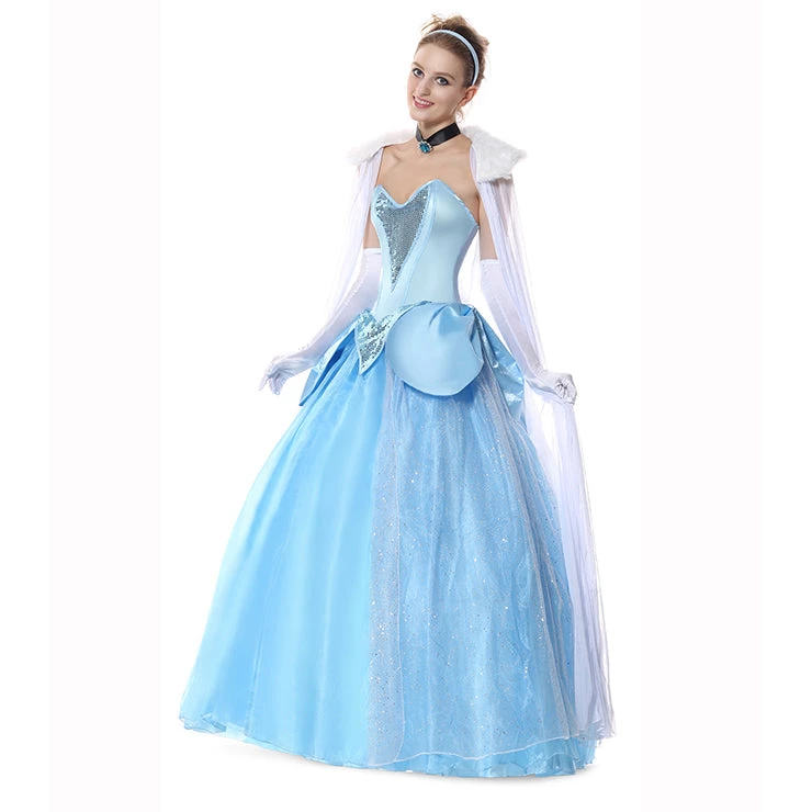 Unknown Deluxe Cinderella Gown Costume Fairytale & Mystical 4 Unknown Deluxe Cinderella Gown Costume Fairytale & Mystical