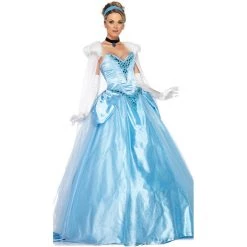 Unknown Deluxe Cinderella Gown Costume Fairytale & Mystical
