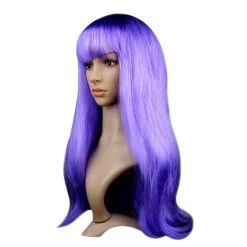 Malltop Straight Purple Party Wig Wigs