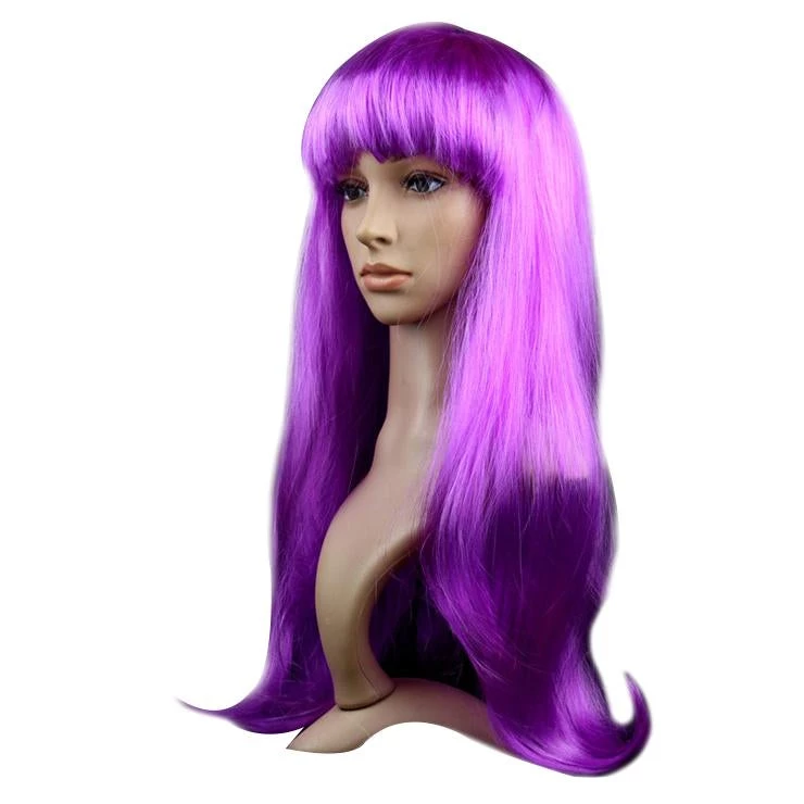 Malltop Wigs Straight Magenta Party Wig 3 Malltop Wigs Straight Magenta Party Wig