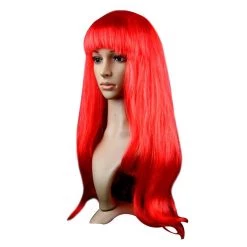 Malltop Wigs Straight Red Party Wig