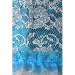 Malltop Corsets Blue And White Lace Underbust
