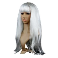 Malltop Straight White Party Wig Wigs