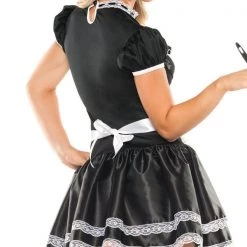 Malltop Puff Sleeved French Maid Costume