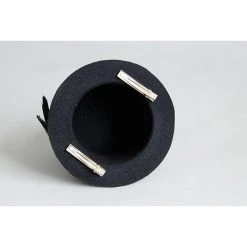 Malltop Black Satin And Lace Mini Top Hat Hats & Headwear