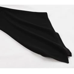 Malltop Black Gothic Bell Sleeve Dress