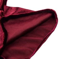 Malltop Cropped Blood Red Velvet Steampunk Shrug Outerwear