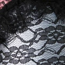 Hurly-Burly Pink & White Lace Overbust Corsets