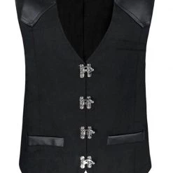 Malltop Adults Mens Steampunk Waistcoat