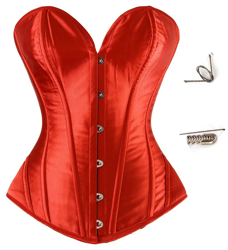 Instyles Corsets Silky Red Satin Corset 3 Instyles Corsets Silky Red Satin Corset