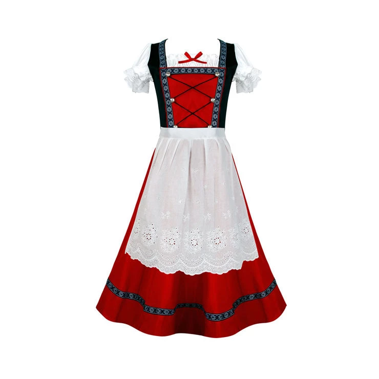 Hurly-Burly Classic Red Dirndl - Plus Size Available Oktoberfest Costumes And Accessories 3 Hurly-Burly Classic Red Dirndl - Plus Size Available Oktoberfest Costumes And Accessories