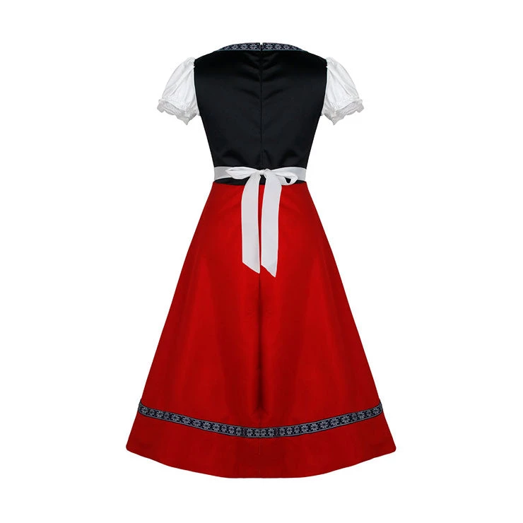 Hurly-Burly Classic Red Dirndl - Plus Size Available Oktoberfest Costumes And Accessories 4 Hurly-Burly Classic Red Dirndl - Plus Size Available Oktoberfest Costumes And Accessories