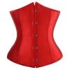 Hurly-Burly Red Satin Underbust Corset Corsets