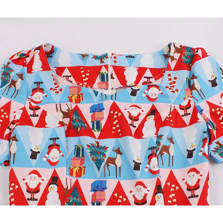 Malltop Celebrations Vintage Christmas Tea Dress 4 Malltop Celebrations Vintage Christmas Tea Dress