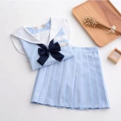 Malltop Blue Cutie School Girl Costume