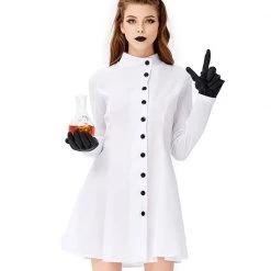 Malltop Womens Crazy Scientist Costume