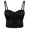 Malltop Black Glitter Bralette 1 Malltop Black Glitter Bralette