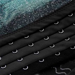 Malltop Metallic Blue Purple Shift Glitter Bralette