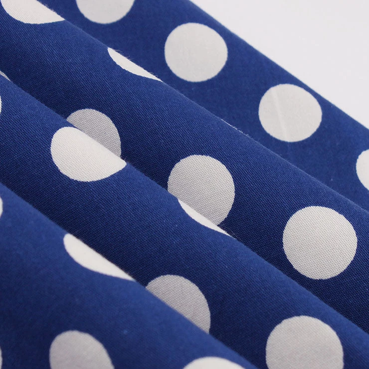 Malltop Blue And White Polka Dot 50's Dress 8 Malltop Blue And White Polka Dot 50's Dress