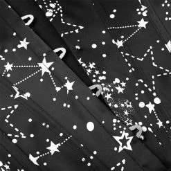 Malltop Corsets Black And Silver Star Steel Boned Corset 11 Malltop Corsets Black And Silver Star Steel Boned Corset