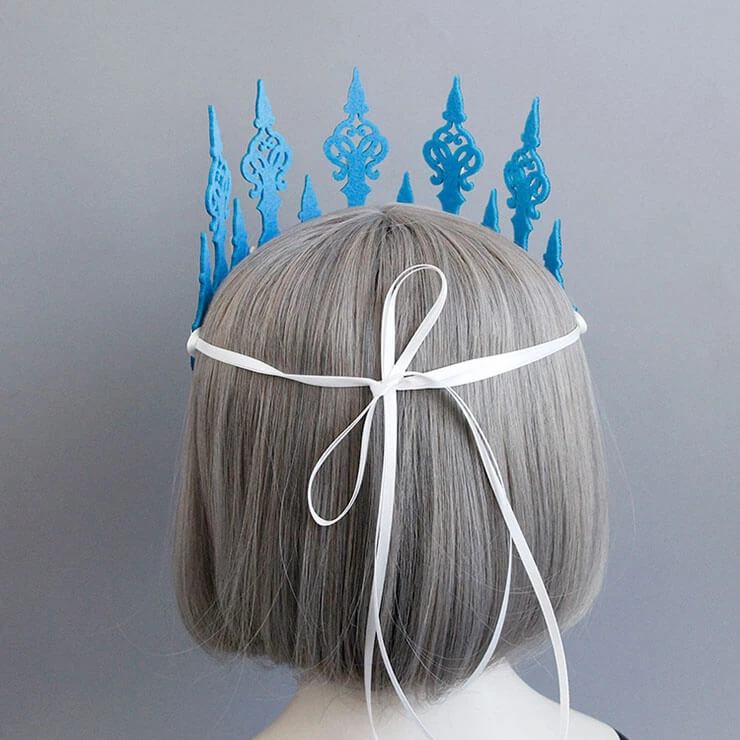 Malltop Blue Mermaid Starfish Crown Headbands 5 Malltop Blue Mermaid Starfish Crown Headbands