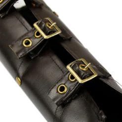 Malltop Dark Brown Shoulder And Arm Armour Steampunk