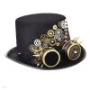 Malltop Steampunk Spikes & Cogs Goggles Hat (JJ)