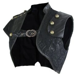 Malltop Outerwear Armour Style Steampunk Shrug