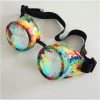 Malltop Tie Dye Rainbow Kaleidoscope Goggles