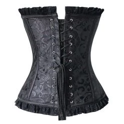 Malltop Gothic Black Overbust Corset Corsets