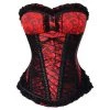 Malltop Gothic Red Overbust Corset