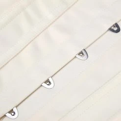 Hurly-Burly Vintage Antique White Hip Underbust Corset