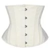 Hurly-Burly Vintage Antique White Hip Underbust Corset
