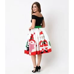 Malltop Christmas Swing Skirt