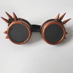 Malltop Copper Steampunk Goggles With Spikes
