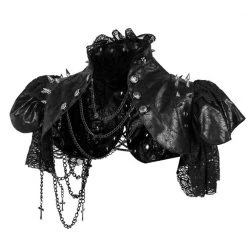 Malltop Gothic Black Steampunk Shrug