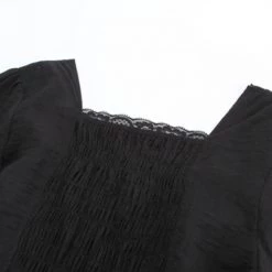 Malltop Black Renaissance Bell Sleeve Dress Women's 9 Malltop Black Renaissance Bell Sleeve Dress Women's