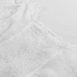 Malltop White Renaissance Bell Sleeve Dress 10 Malltop White Renaissance Bell Sleeve Dress