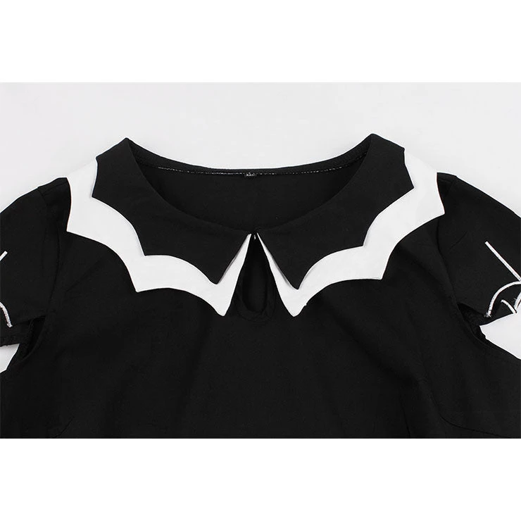 Malltop Halloween Black Bat Dress Plus Size