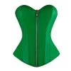 Malltop Green Wet Look Corset Corsets