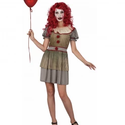 Trademart Evil Clown Girl Costume
