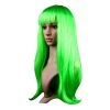 Malltop Wigs Straight Green Party Wig