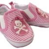 Hurly-Burly Book Week Pink & White Stripe Shoes