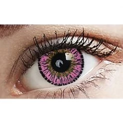 Dinna Contact Lenses Pink Freshtone Eye-to-Eye Circle Lenses