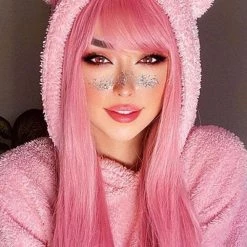 Dinna Contact Lenses Pink Freshtone Eye-to-Eye Circle Lenses