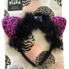Trademart Light Up Pink Cheetah Ears Headband