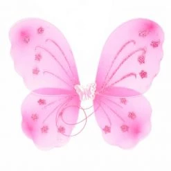 Melody Wang Light Pink Butterfly Wings Festival Wear